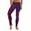 Thumbnail: A lady wearing purple Christmas workout leggings with feliz navidad inscription taking steps