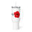 Thumbnail: Right-side view of a white travel mug custom made with bright flower and a Christian inscription with straw raised