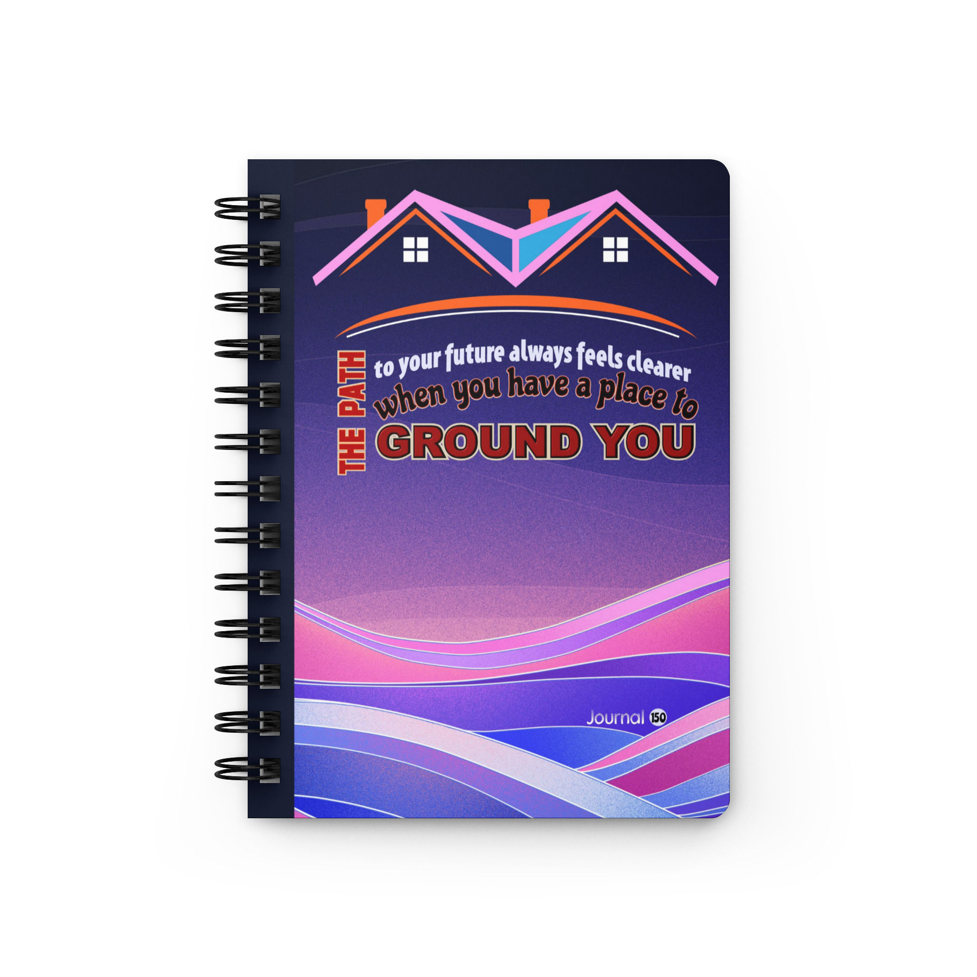 Exciting Home Spiral Bound Journal