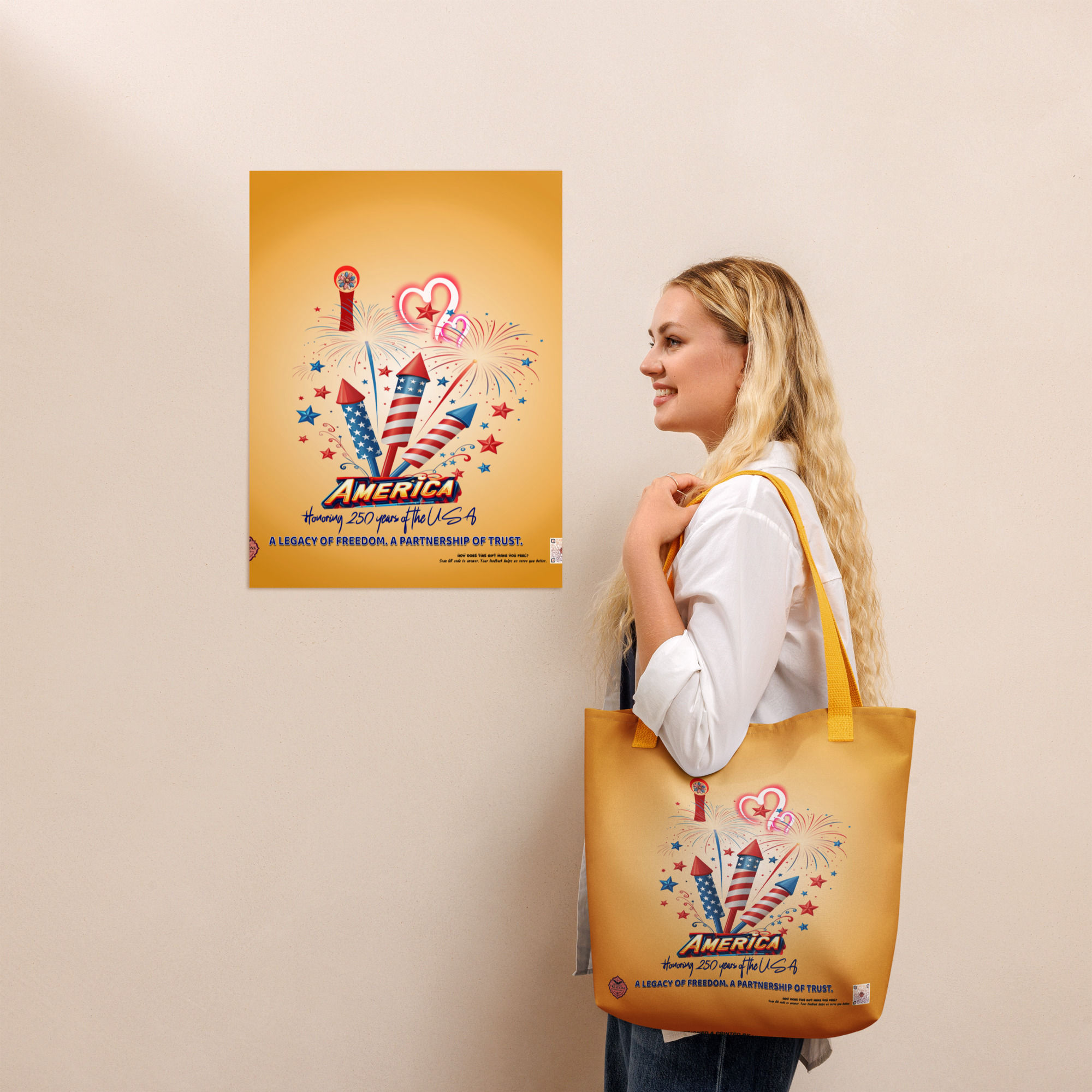 American Anniversary Tote Bag