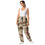 Thumbnail: Front view of a lady wearing a unisex camouflage wide-leg joggers with hand by her sides