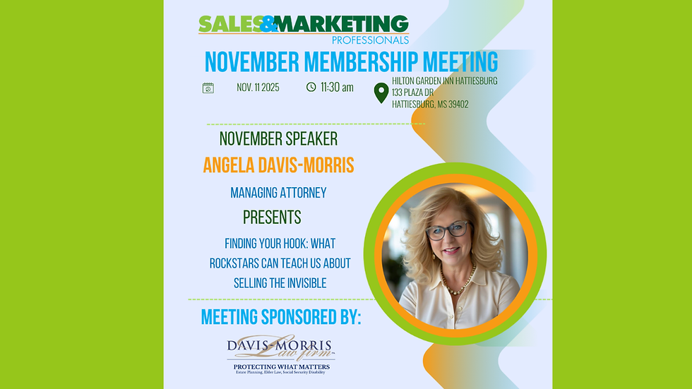 Sales & Marketing Professionals Monthly Meeting