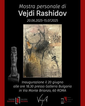Vezhdi Rashidov inaugura la sua nuova mostra alla Galleria Bulgaria