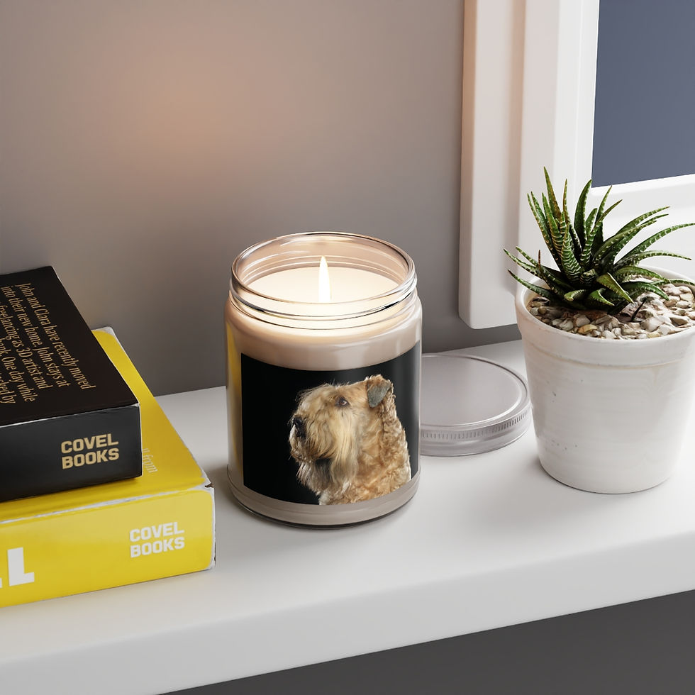 Miniature : Wheaten Terrier Scented Candles, 9oz