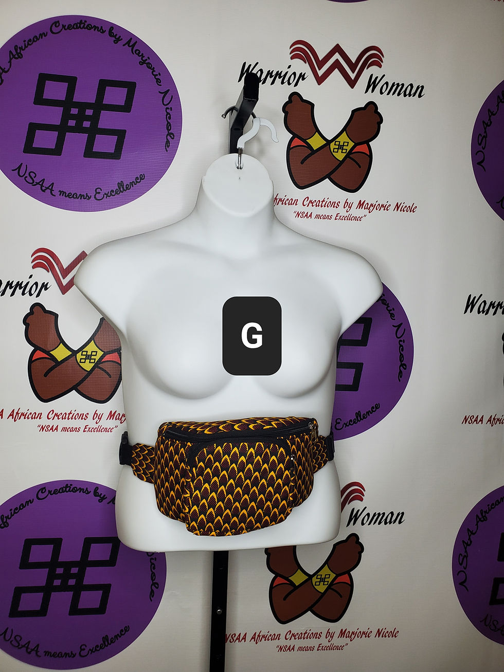 Thumbnail: African Ankara Fanny Pack 