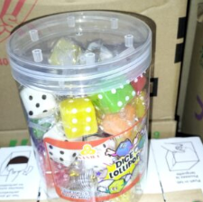 [ 16g x 30sticks ] Dice Lollipops