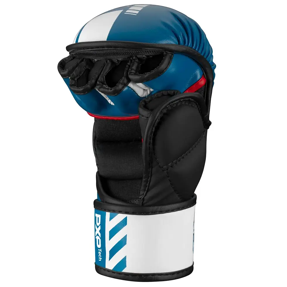 Miniaturbild: MMA Sparringshandschuh blau hinten