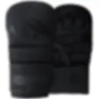MMA Handschuhe Training schwarz vorne