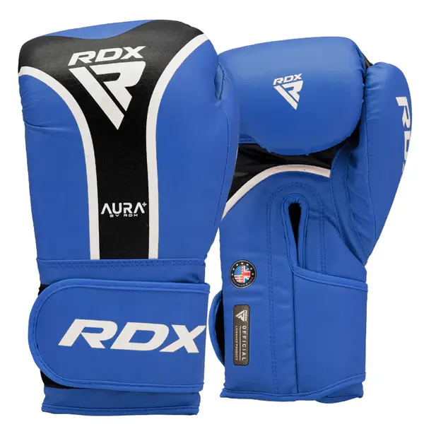 Miniaturbild: RDX Boxhandschuh vorne und hinten blau schwarz