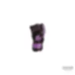Century Drive Frauen Trainingshandschuhe schwarz violett hinten