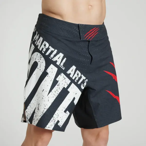 Leone MMA Shorts primal schwarz vorne