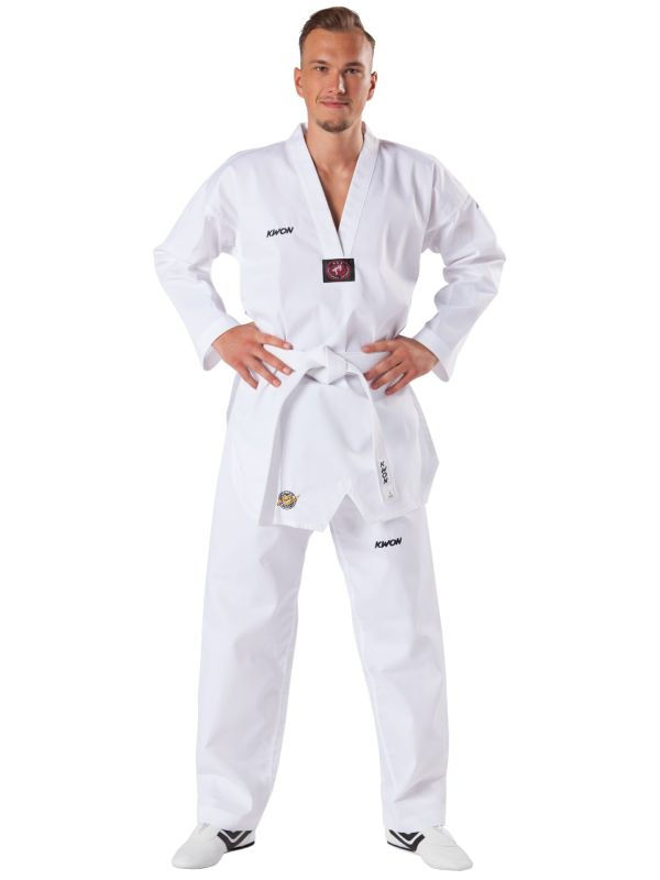 Kwon Taekwondo Anzug Victory weiß vorne
