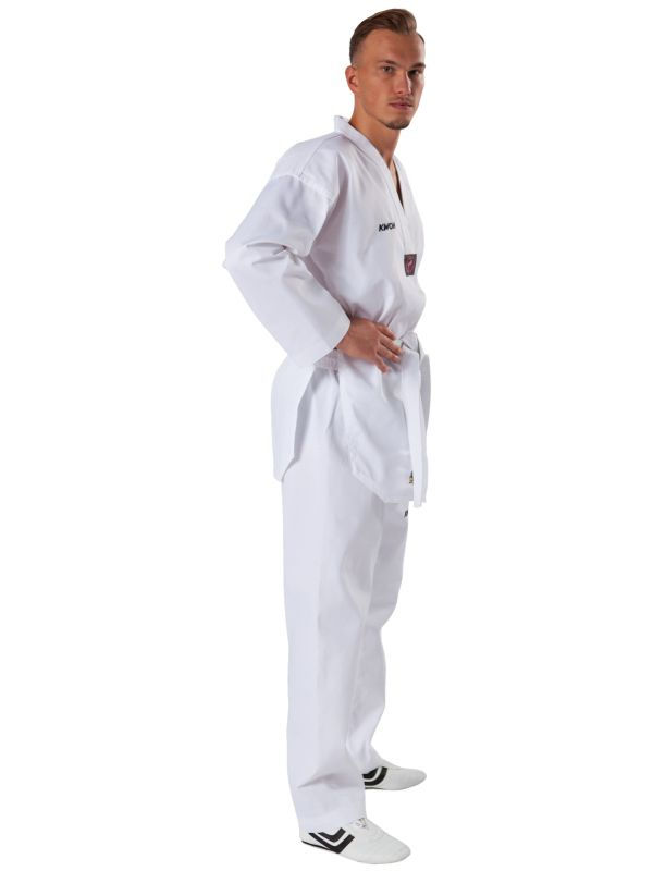 Kwon Taekwondo Anzug Victory weiß seite