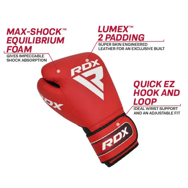 Miniaturbild: RDX Boxhandschuh Hook & Loop rot Produktbeschreibung