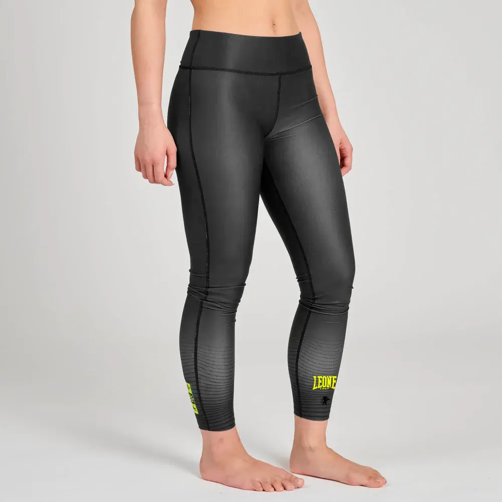 Leone Damenleggins schwarz vorne