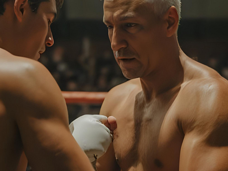 Alter Männer beim Boxen