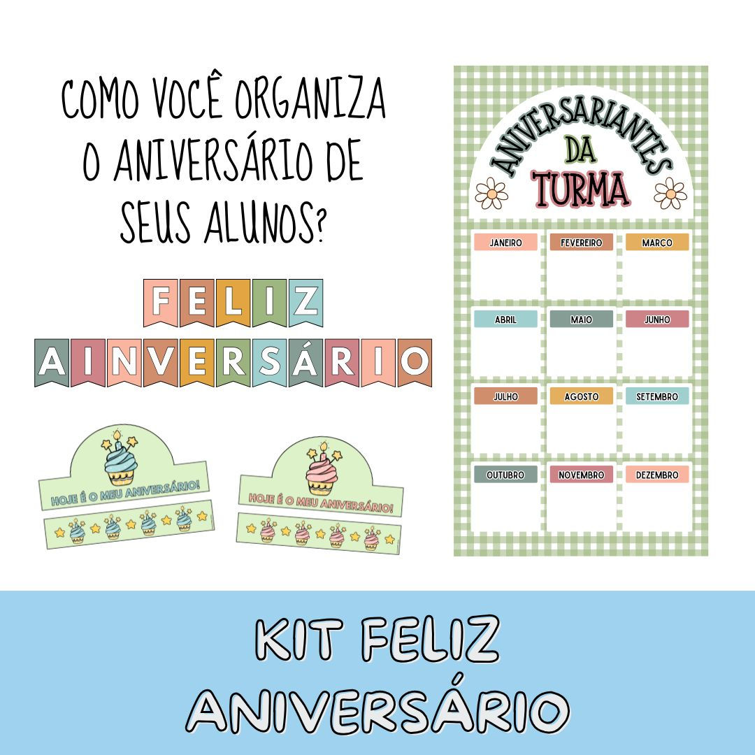 Kit Feliz Aniversário