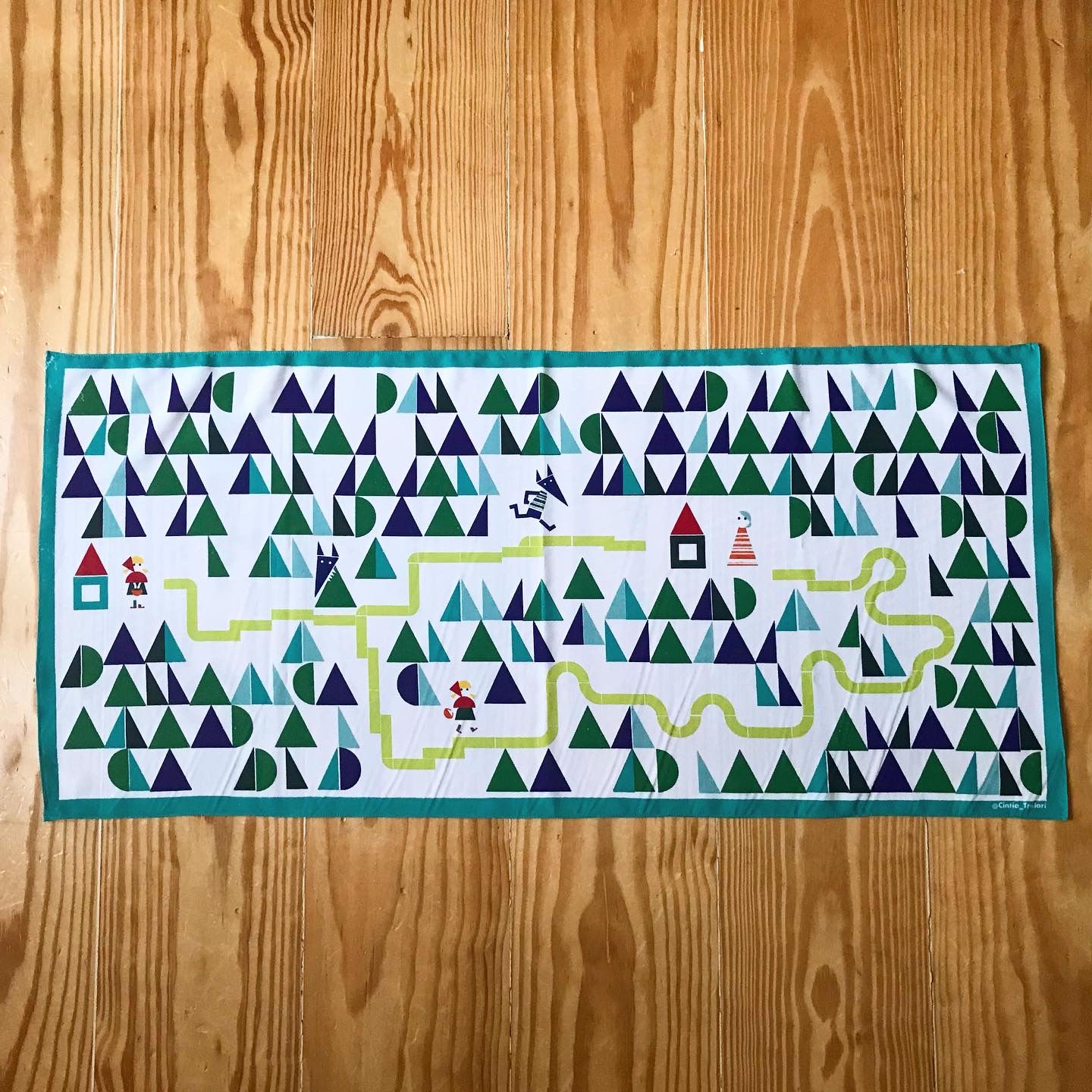 Pañuelo caperucita turquesa