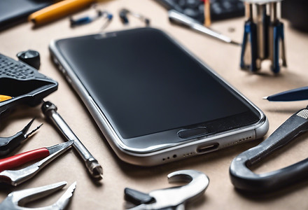 phone repair with phone screen open and desk and tools in background.jpg
