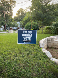 Where and When can you Put up Political Signs in Clinton