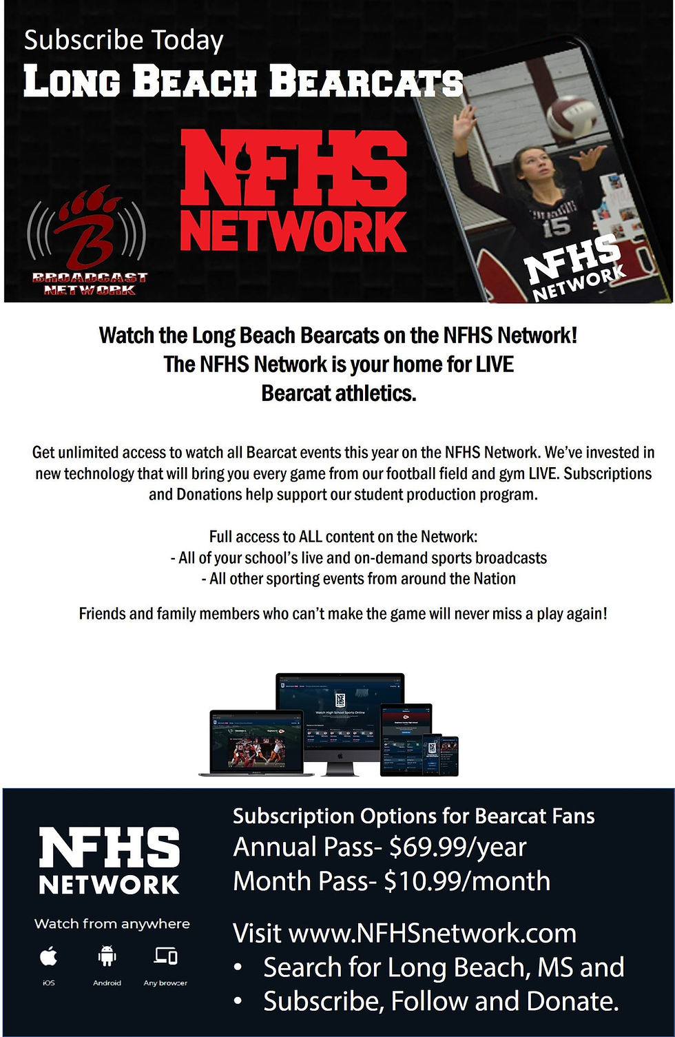 National Federation of State High School Associations (NFHS) Network.