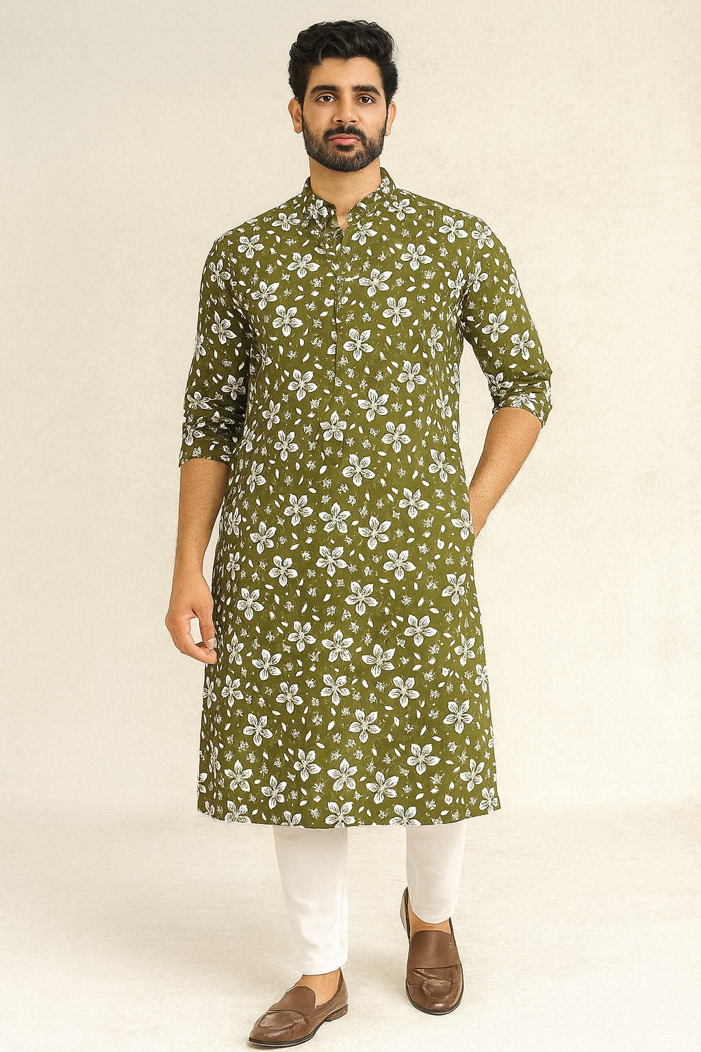 AZRAK PRINT KURTA