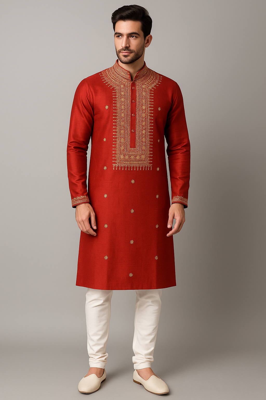 RAW SILK DNO-283 MAROON