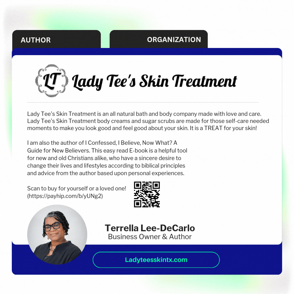 Lady Tee Skin Treatment by Terrella