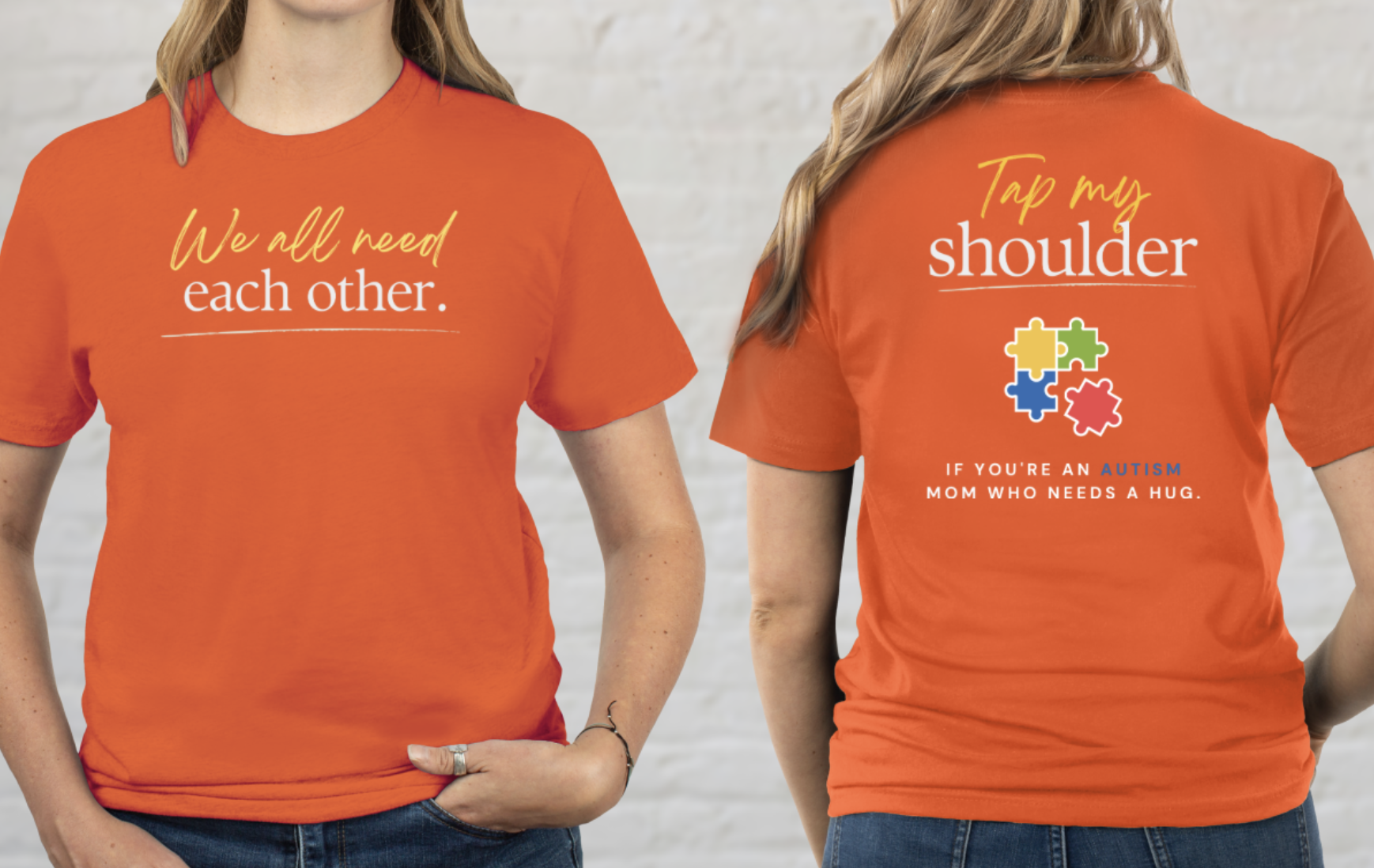 Tap My Shoulder TShirt by Amber Mabry