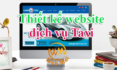 Thiết kế website dịch vụ Taxi