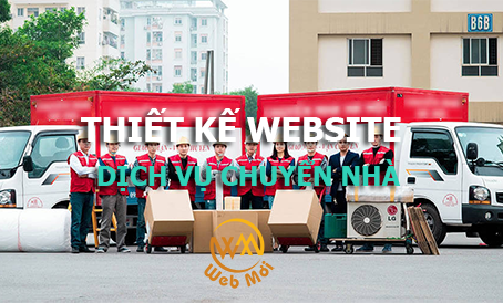 Thiết kế Website Dịch vụ chuyển nhà