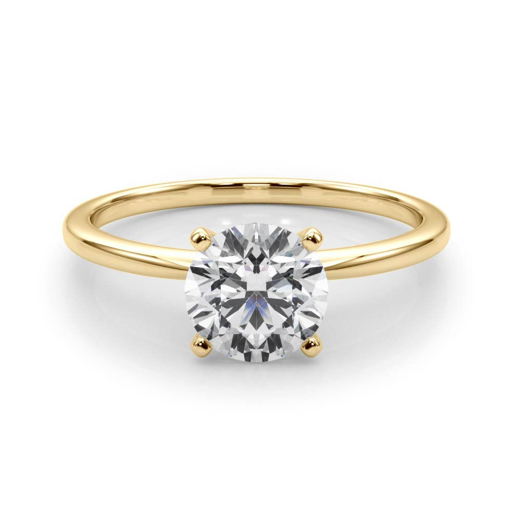 14K SOLITAIRE ENGAGEMENT RING 1.0CT CENTER