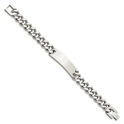 Thumbnail: CHISEL STAINLESS STEELCURB CHAIN ID BRACELET