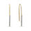 Thumbnail: 14K YELLOW GOLD LONG HOOK EARRINGS