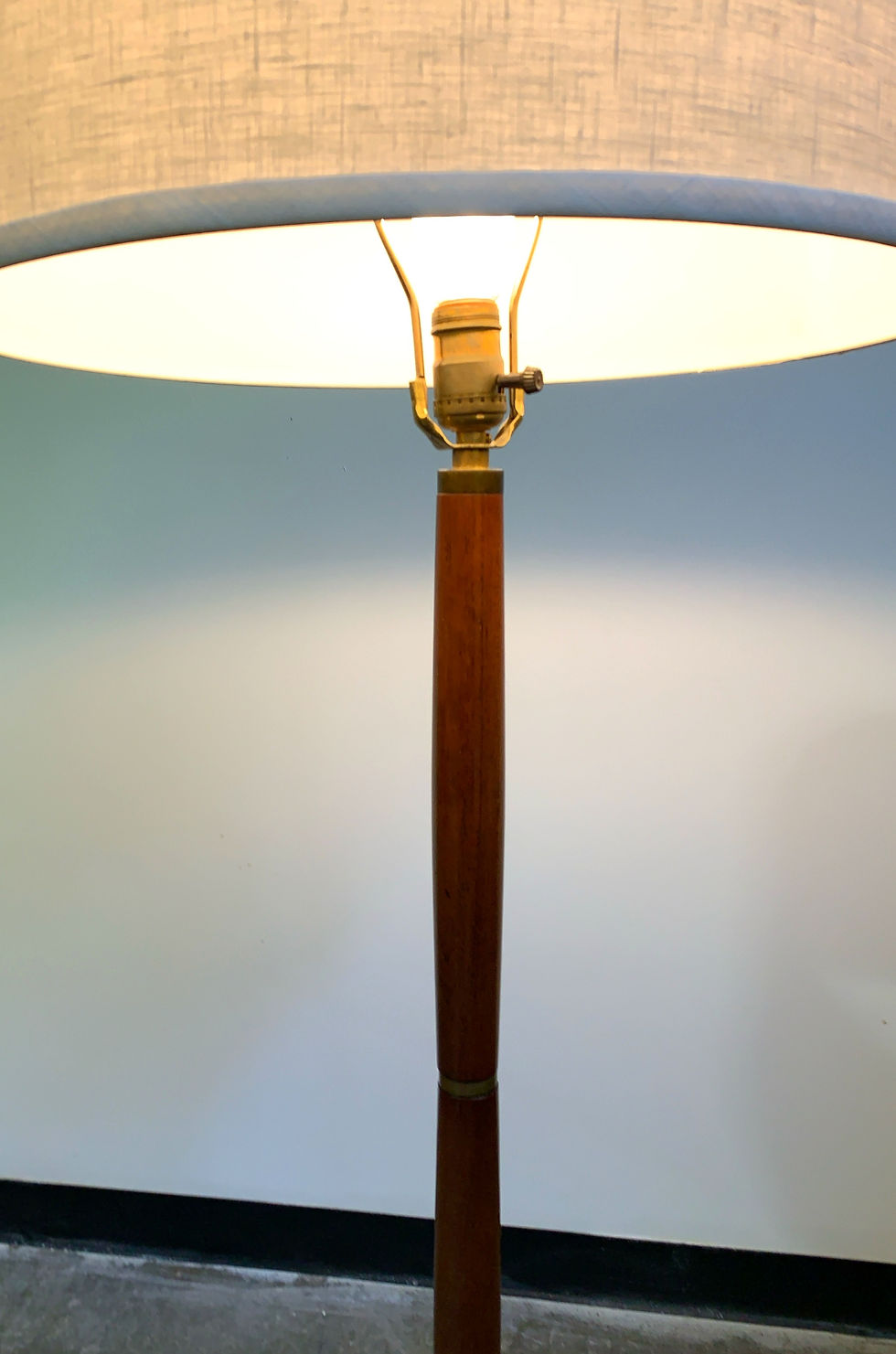 Thumbnail: Teak MCM Floor Lamp