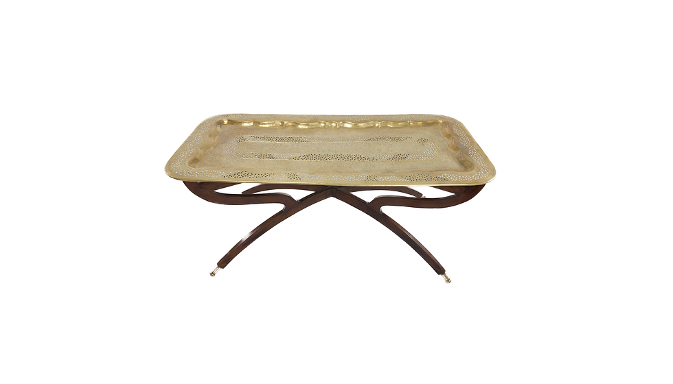 Brass Moroccan Table on spider legs