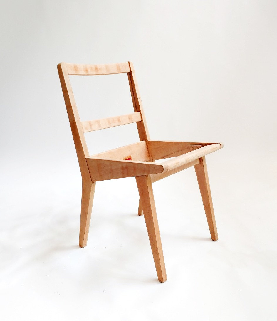 Vintage Jens Risom Side Chair Modernmix