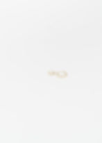 Thumbnail: Hammered everyday hoops 14kt yellow gold