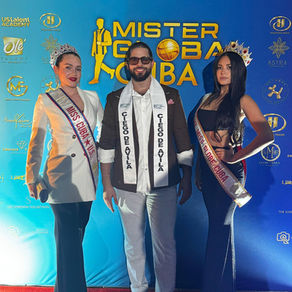 Sash Ceremony: Imposicion de las bandas de Mister Global Cuba
