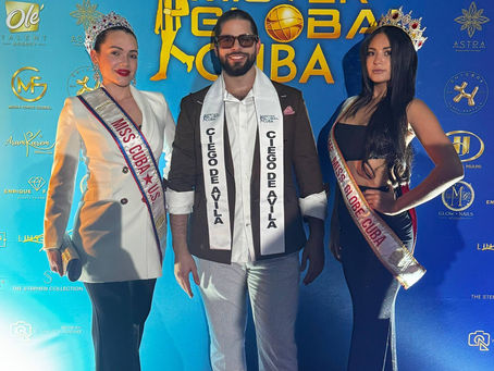 Sash Ceremony: Imposicion de las bandas de Mister Global Cuba