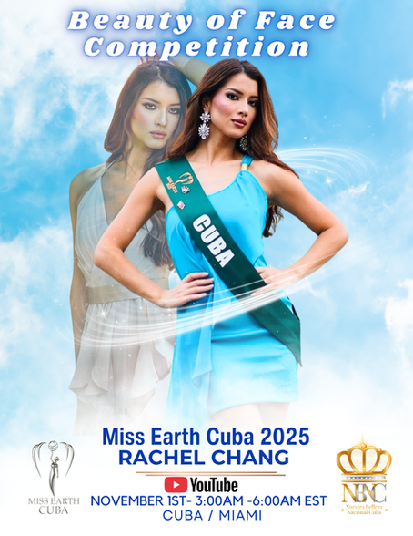 Miss Earth Cuba 2025 Beauty of Face Competition