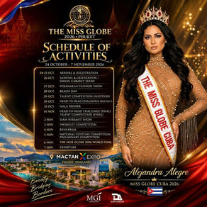Programa de The Miss Globe 2026