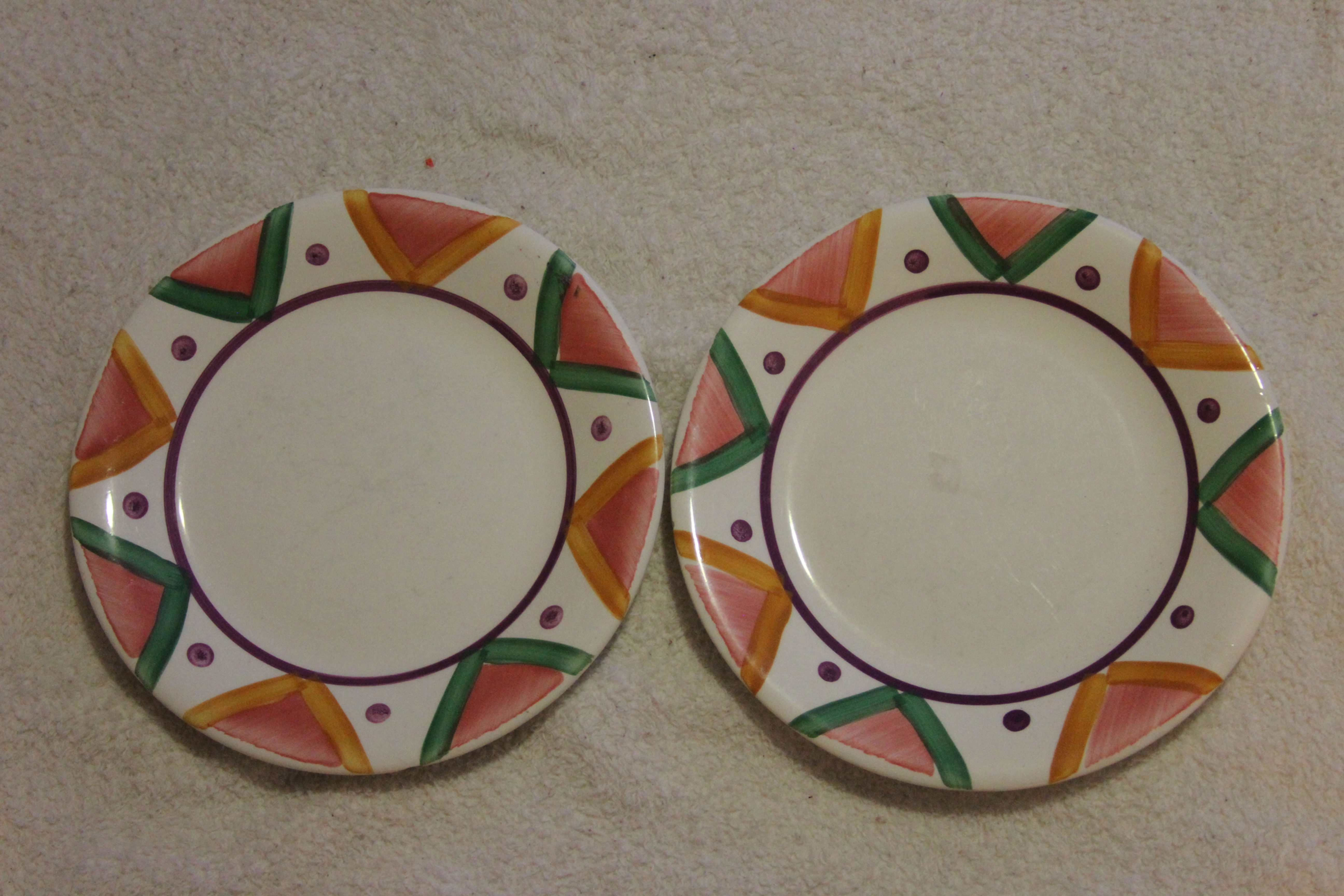 Cultural designed plate