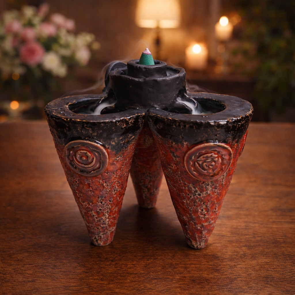Backflow incense burner 