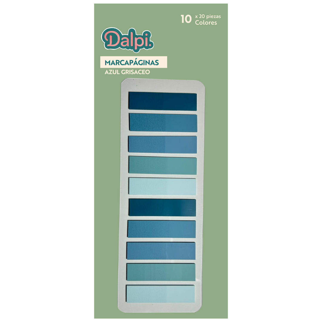 Marcapágina Azul grisaceo