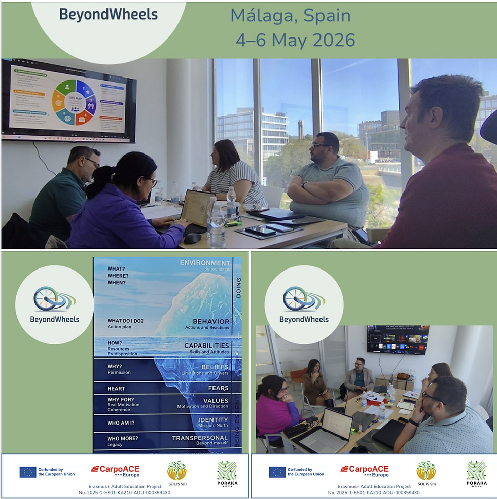 BeyondWheels International Workshop in Málaga: three days of collaboration, learning and project development