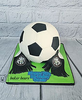 Football Birthday cake