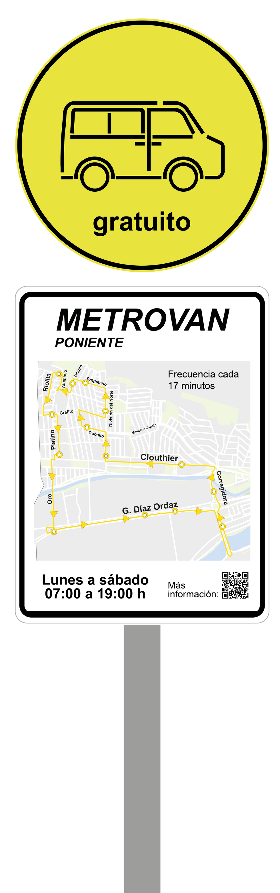 Señalética Metrovan
