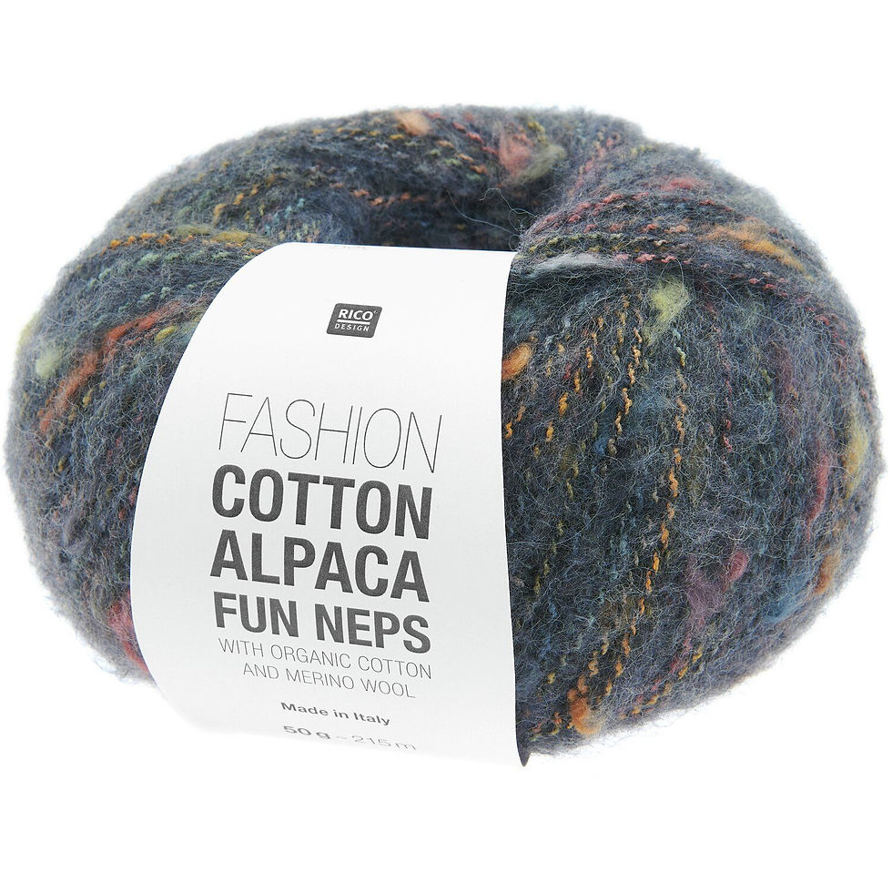 Thumbnail: Rico Fashion Cotton Alpaca Fun Neps