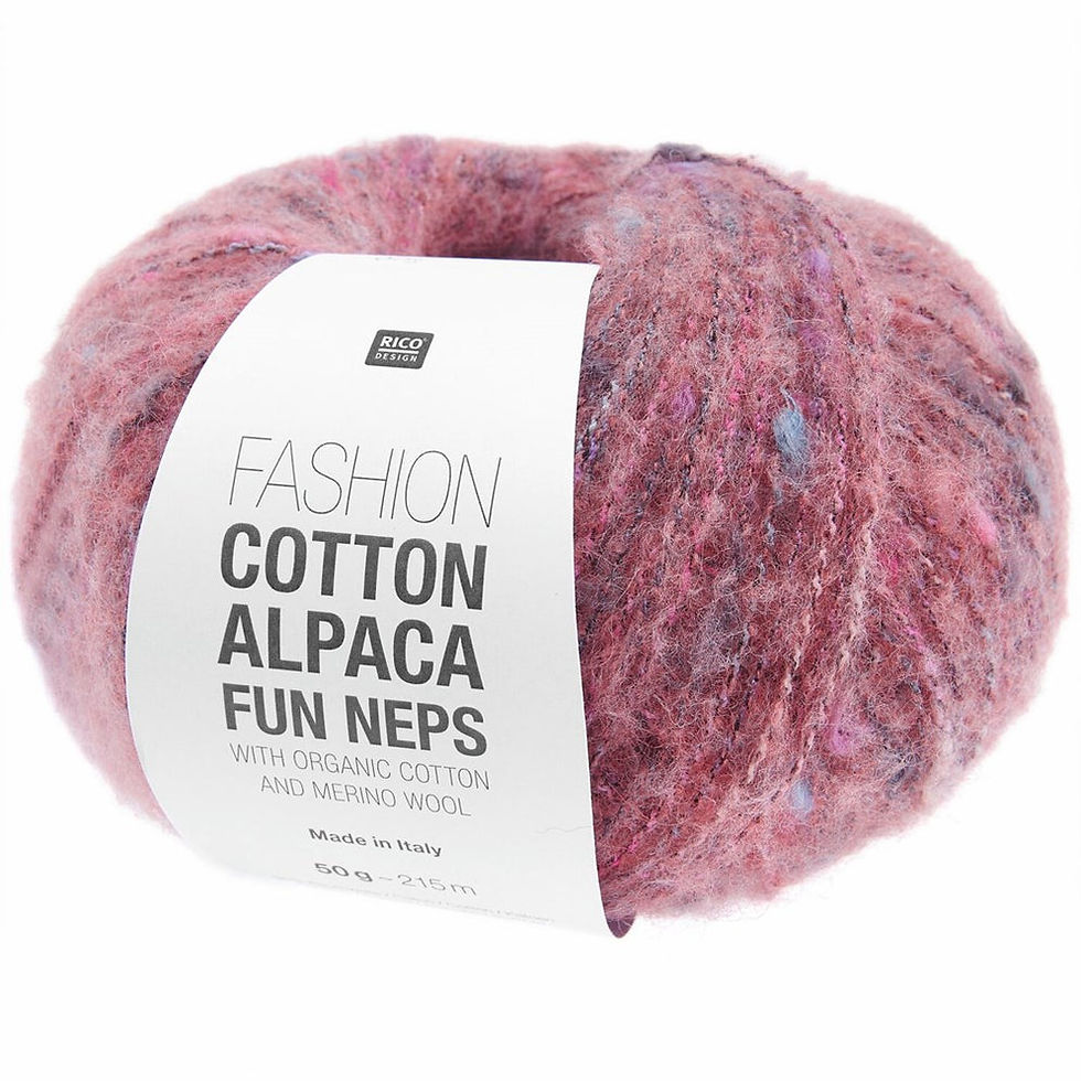 Thumbnail: Rico Fashion Cotton Alpaca Fun Neps